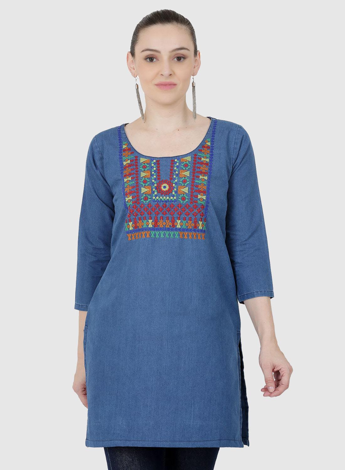 Jeans kurti for on sale girl