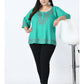 Plus Size Embroidered Top