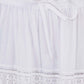 Women Skirt White Regular Fit And Flare