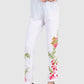 Women Trouser White Regular Fit Rayon