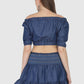 Women Skirt Top Denim Party Wear Fit And Flare